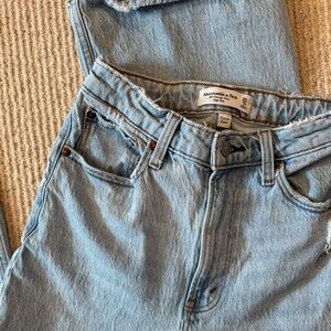 Abercrombie & Fitch Light Blue Straight bootcut Leg Jeans